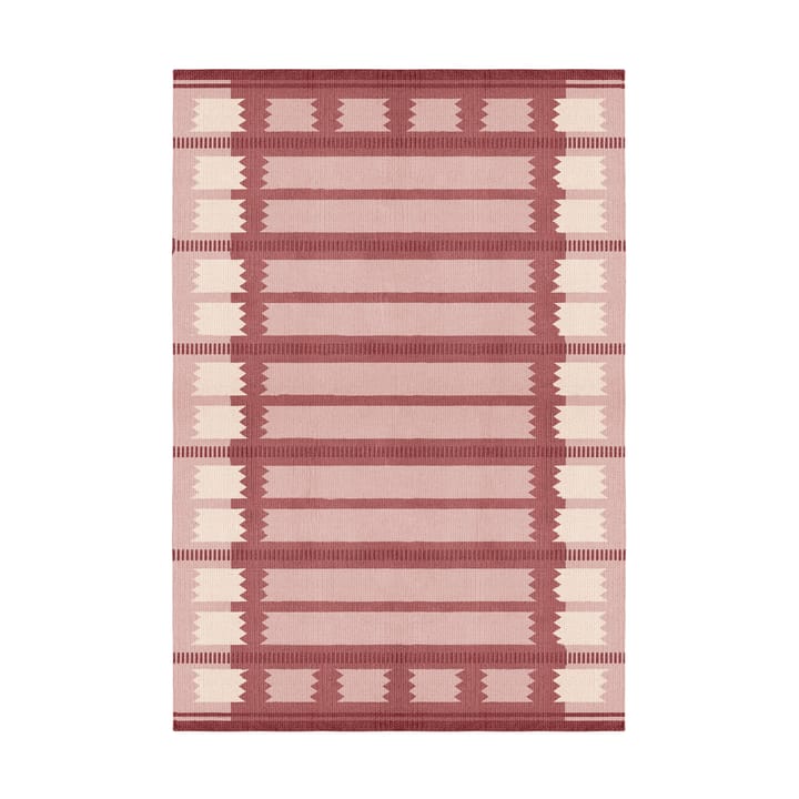 Röllakan Iris wool carpet - Rasberry, 180x270 cm - Layered