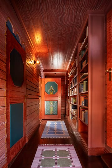 Röllakan Ruth hallway carpet - Spring grass, 75x240 cm - Layered