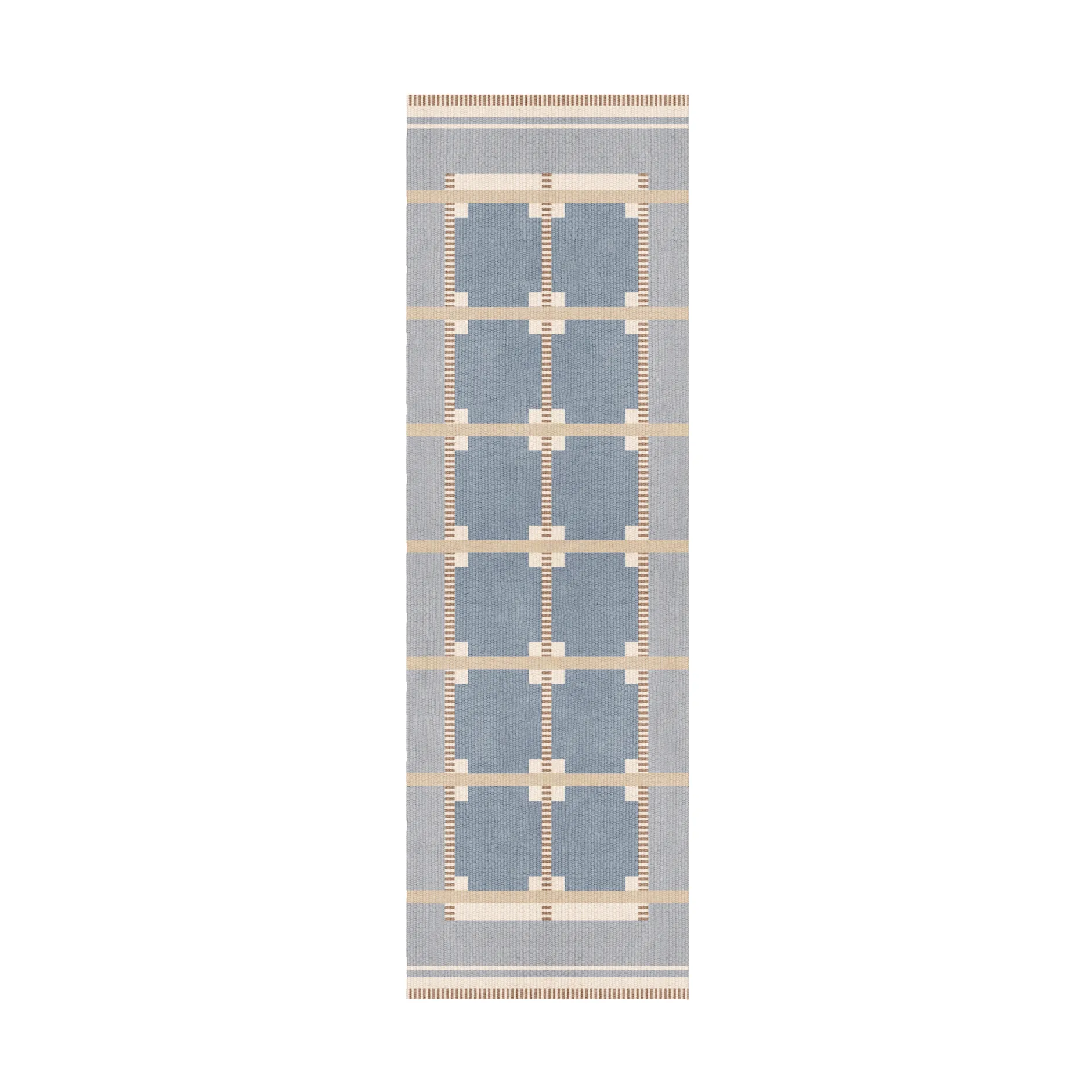 Röllakan Ruth hallway carpet, Summer sky, 75x240 cm Layered