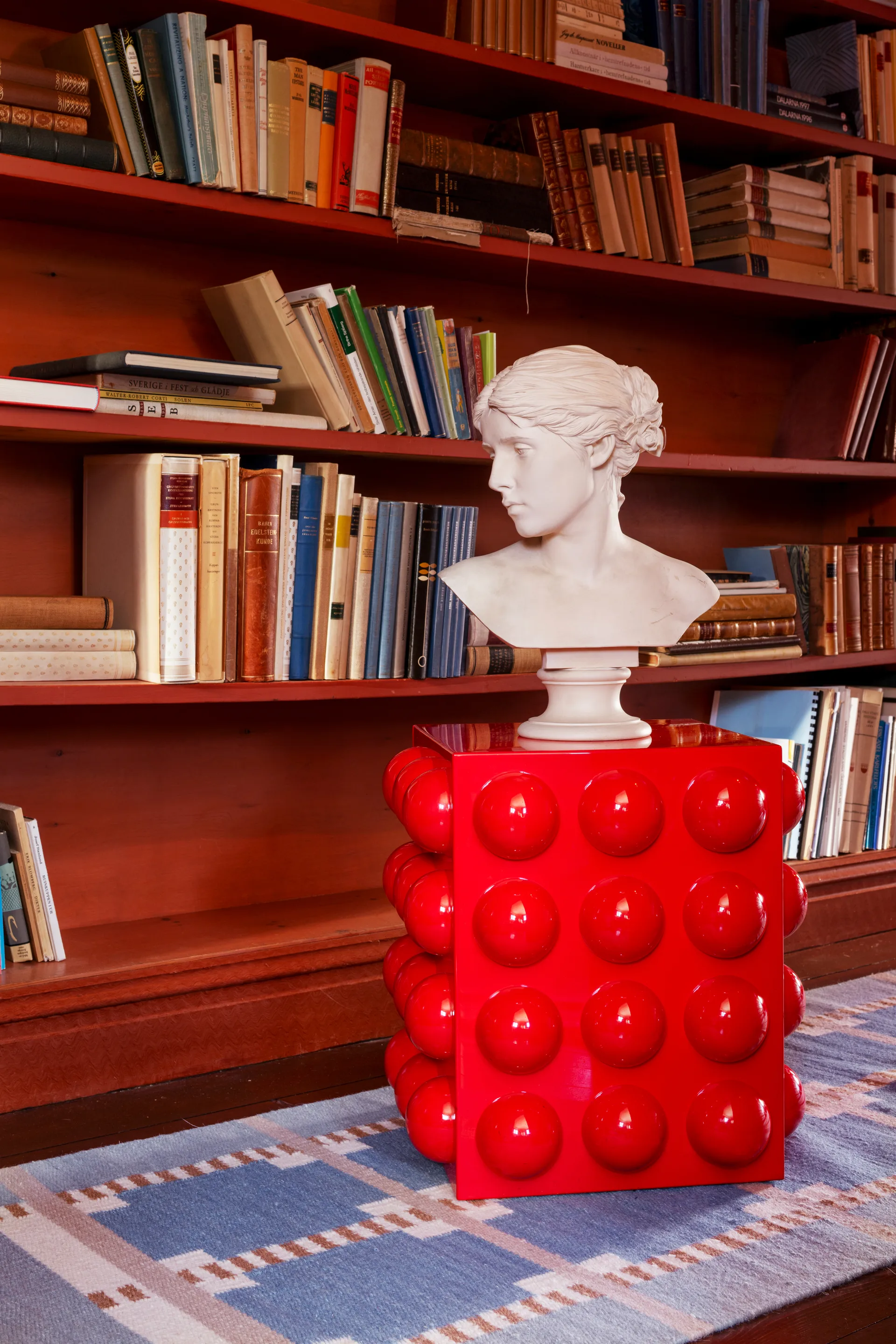 Röllakan Ruth hallway carpet, Summer sky, 75x240 cm Layered