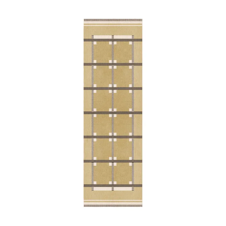 Röllakan Ruth runner - Harvest yellow, 80x300 cm - Layered
