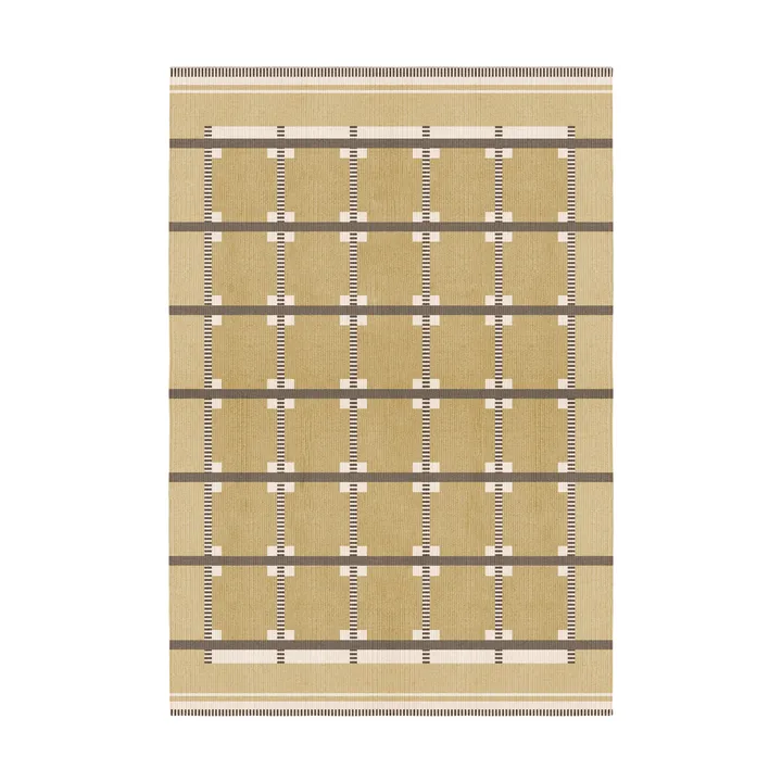 Röllakan Ruth wool rug - Harvest yellow, 250x350 cm - Layered
