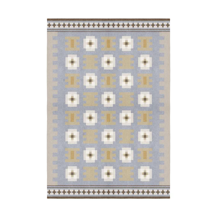 Röllakan Selma wool rug - Dove, 140x200 cm - Layered