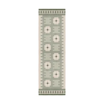 Röllakan Selma wool rug - Sage, 80x300 cm - Layered
