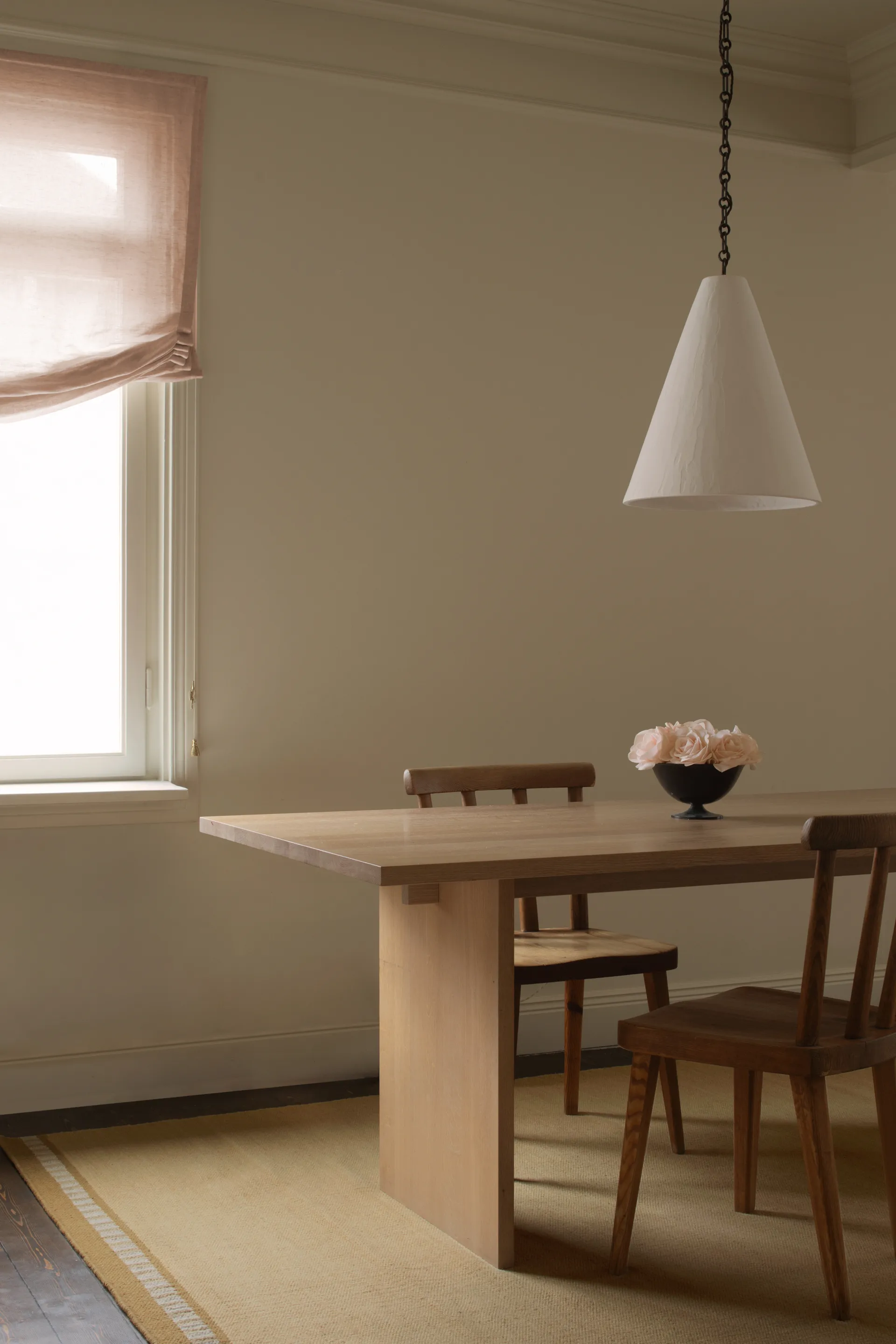 Röllakan Solid wool rug, Mariegold, 200x300 cm Layered