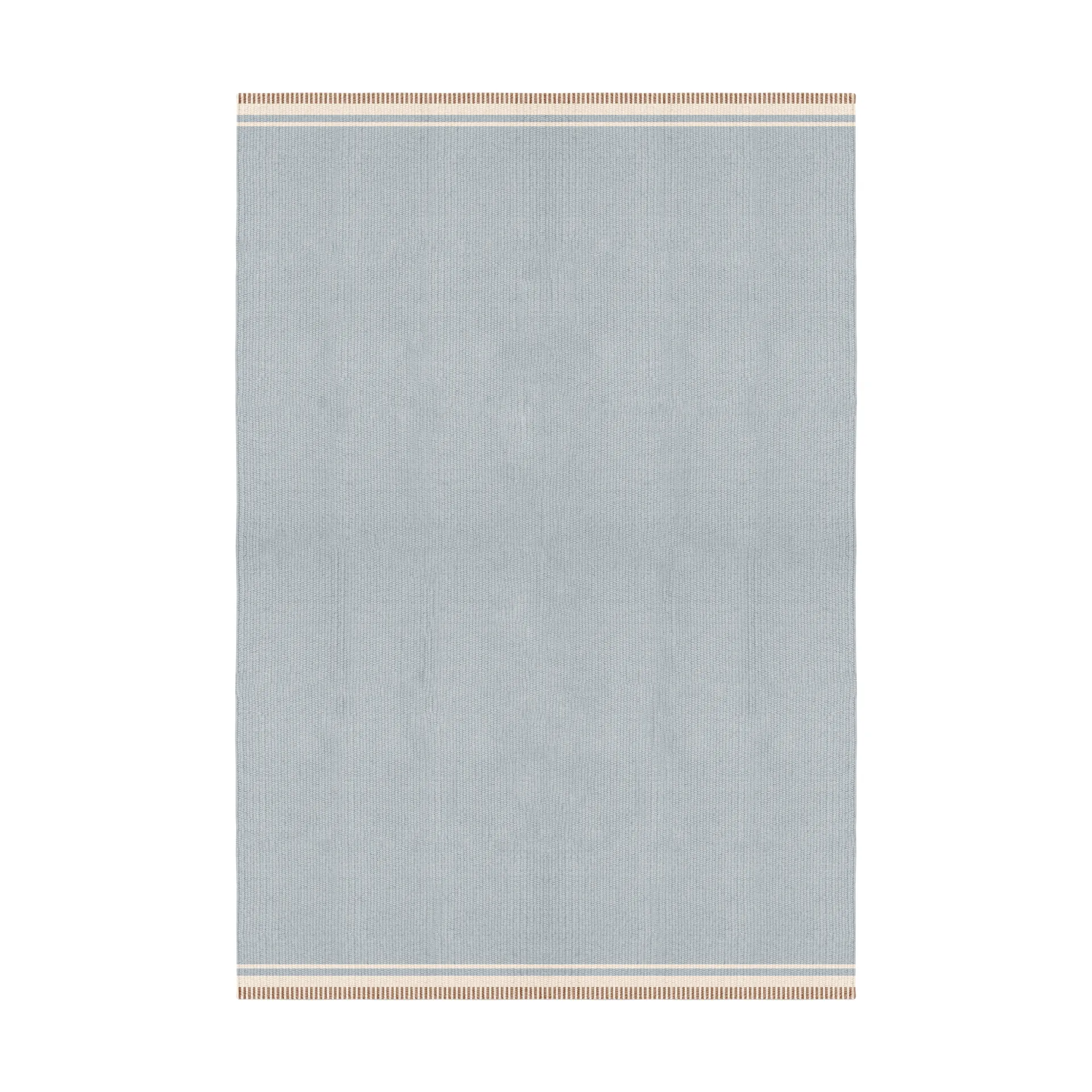 Röllakan Solid wool rug, Sky blue, 140x200 cm Layered