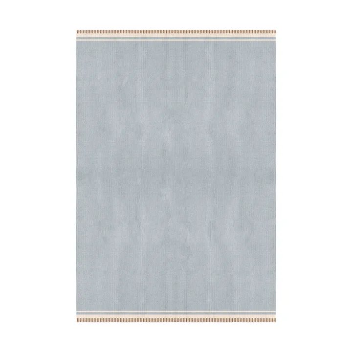 Röllakan Solid wool rug - Sky blue, 250x350 cm - Layered