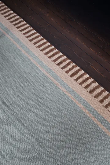 Röllakan Solid wool rug - Sky blue, 250x350 cm - Layered