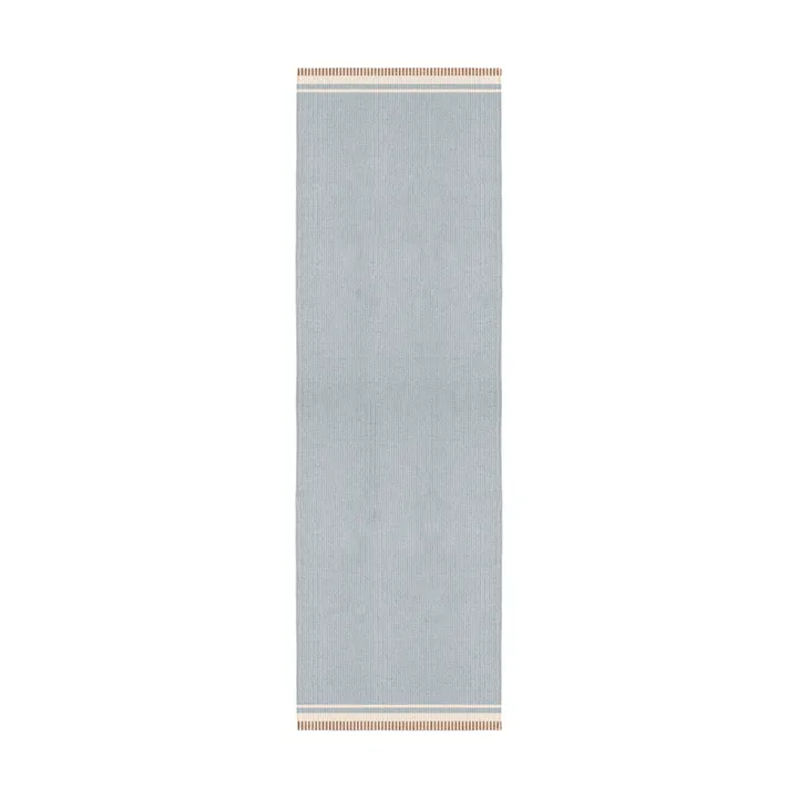 Röllakan Solid wool rug - Sky blue, 75x240 cm - Layered