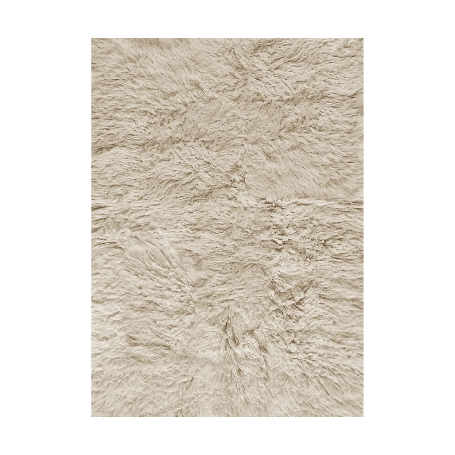 Shaggy rug 200x300 cm, Oatmeal Layered