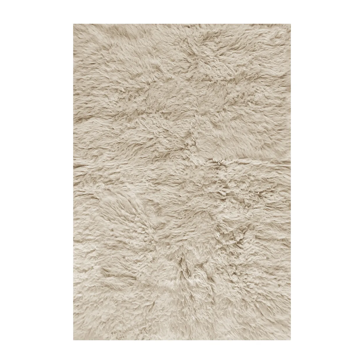 Layered Shaggy rug 300x400 cm Oatmeal | Scandinavian Design | Wool rugs | Beige