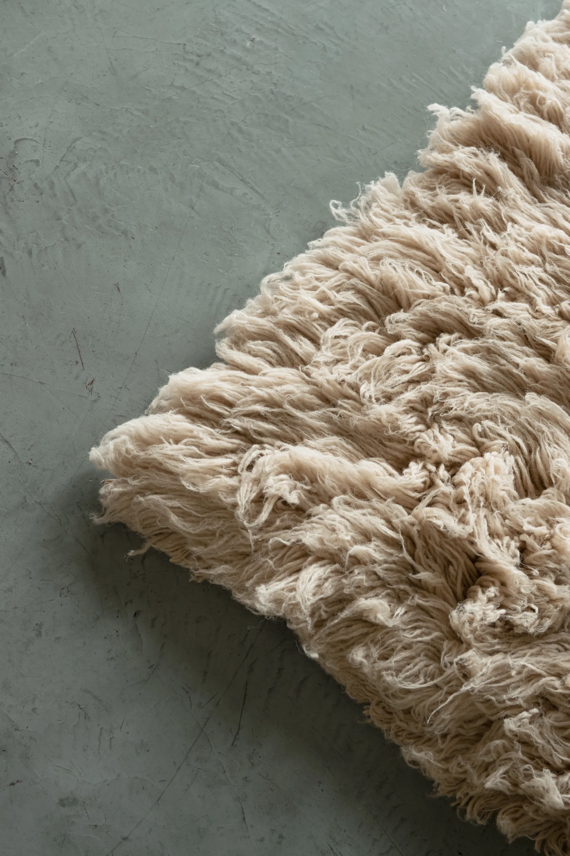 Shaggy rug 300x400 cm, Oatmeal Layered