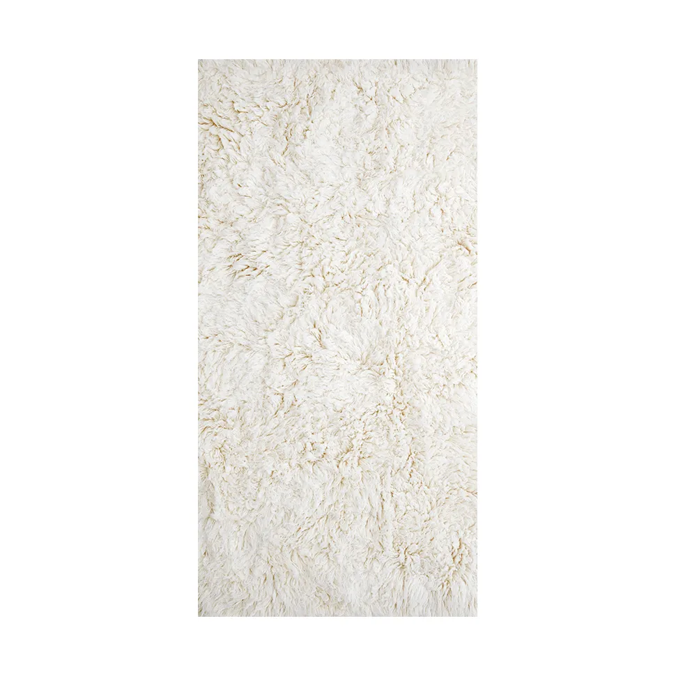 Shaggy rug 90x180 cm, Off white Layered