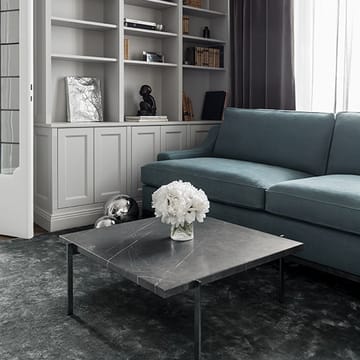 Solid viscose rug , 180x270 cm - Dark sky (grey) - Layered