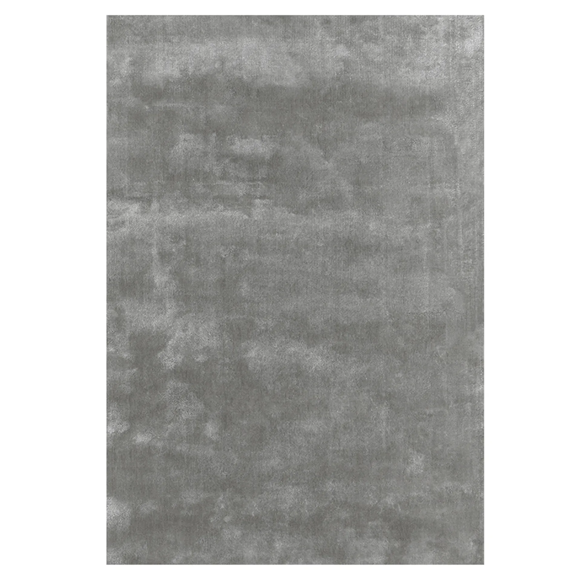 Solid viskos rug, 250x350 cm, Elephant gray (grey) Layered