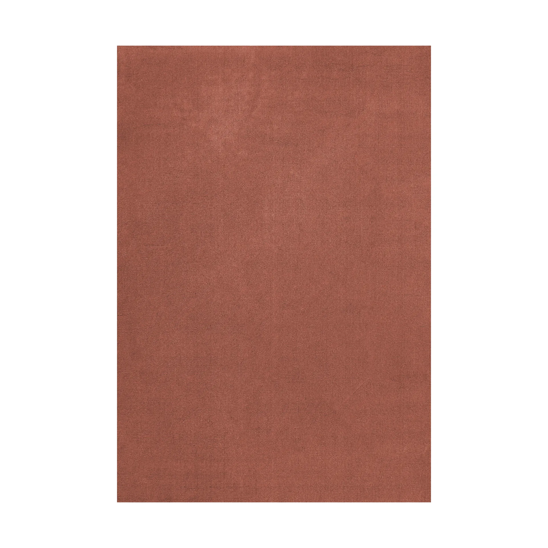 Solid Wool wool rug, Red ochre, 200x300 cm Layered