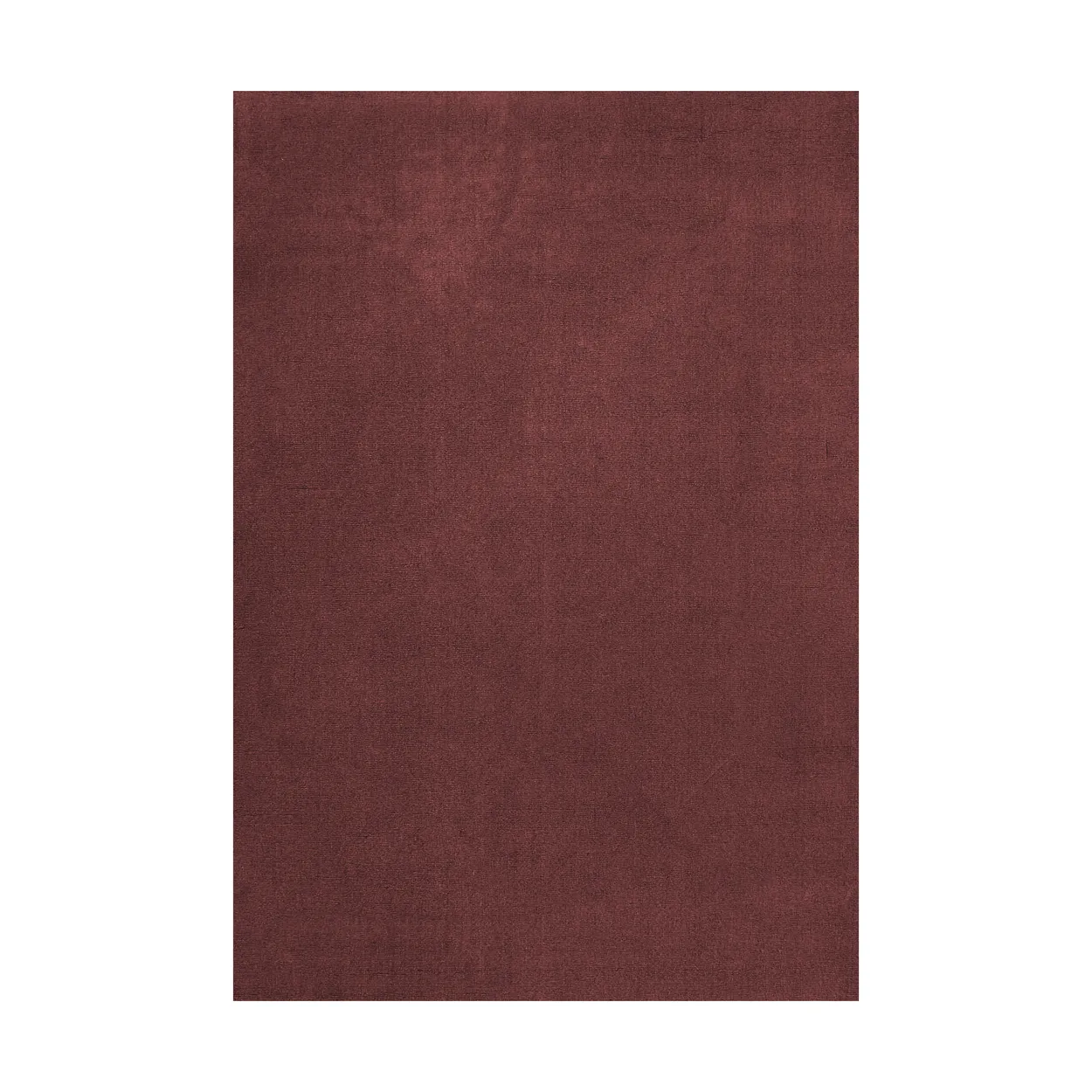 Layered Solid Wool wool rug Ruby red, 180x270 cm | Scandinavian Design | Fringe & Deep pile rugs | Blue