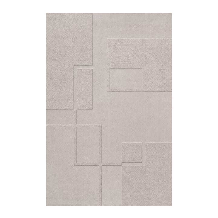 Swedish Grace oatmeal wool rug - 180x270 cm - Layered