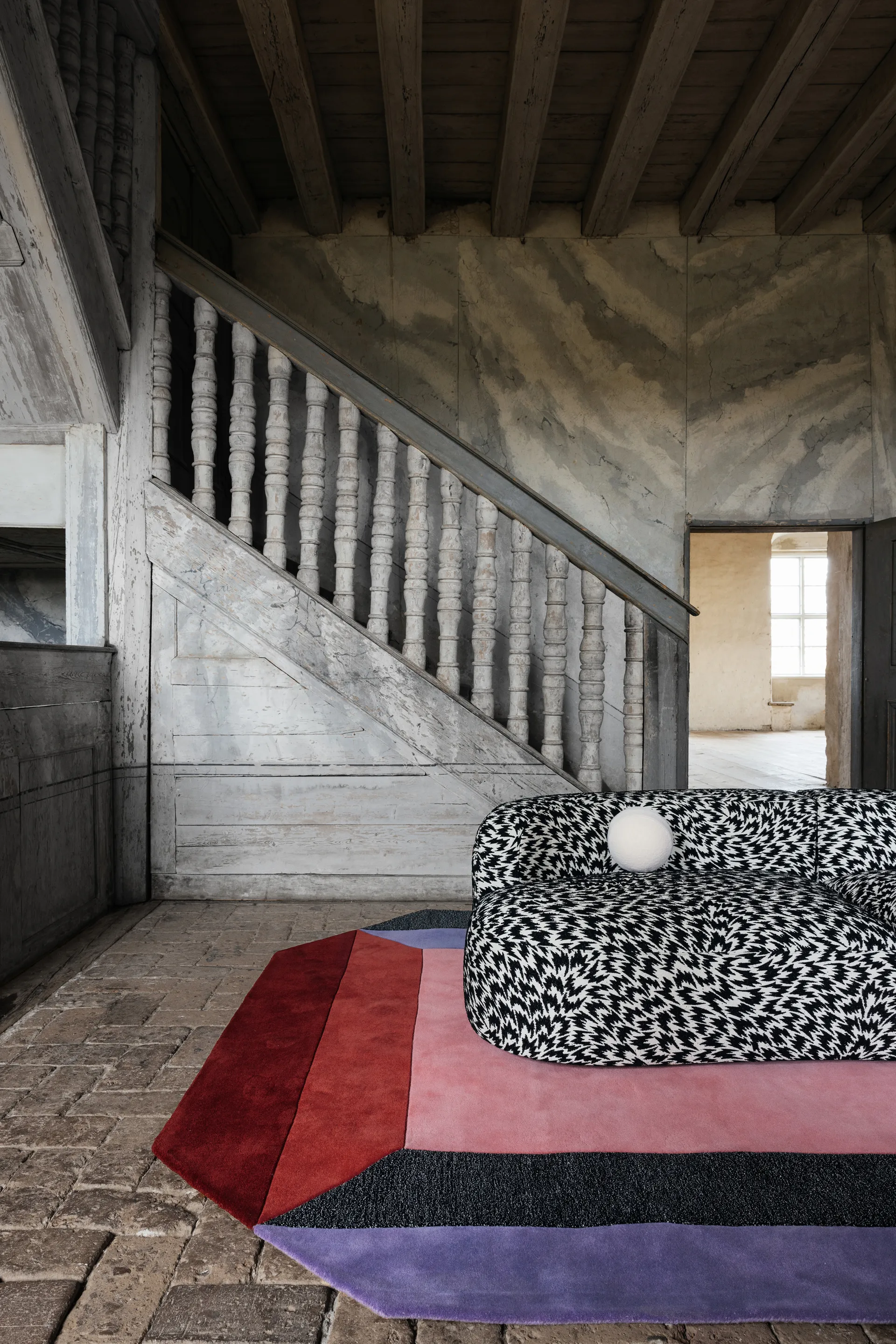 Teklan crystal spectrum wool rug, Multi, 200x300 cm Layered