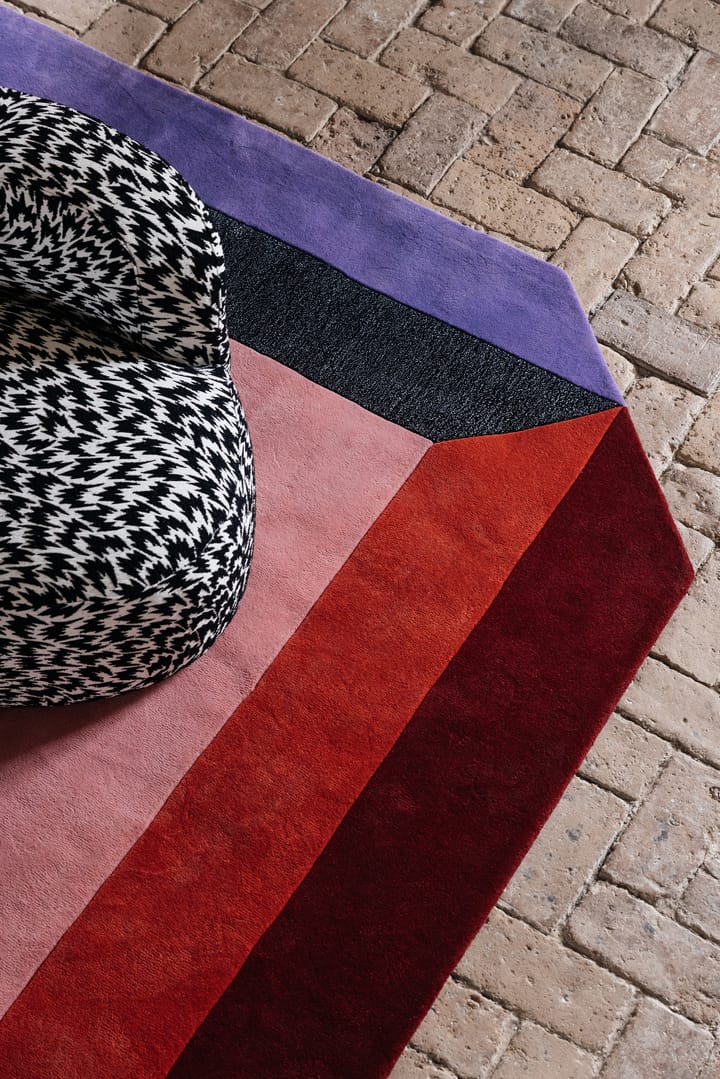Teklan crystal spectrum wool rug - Multi, 250x350 cm - Layered