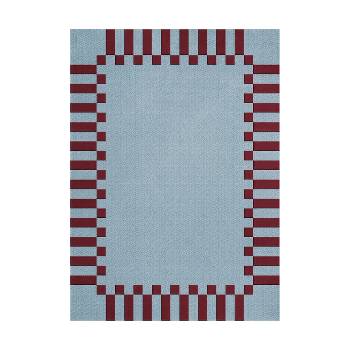 Teklan frame wool rug - Mulberry sky, 140x200 cm - Layered