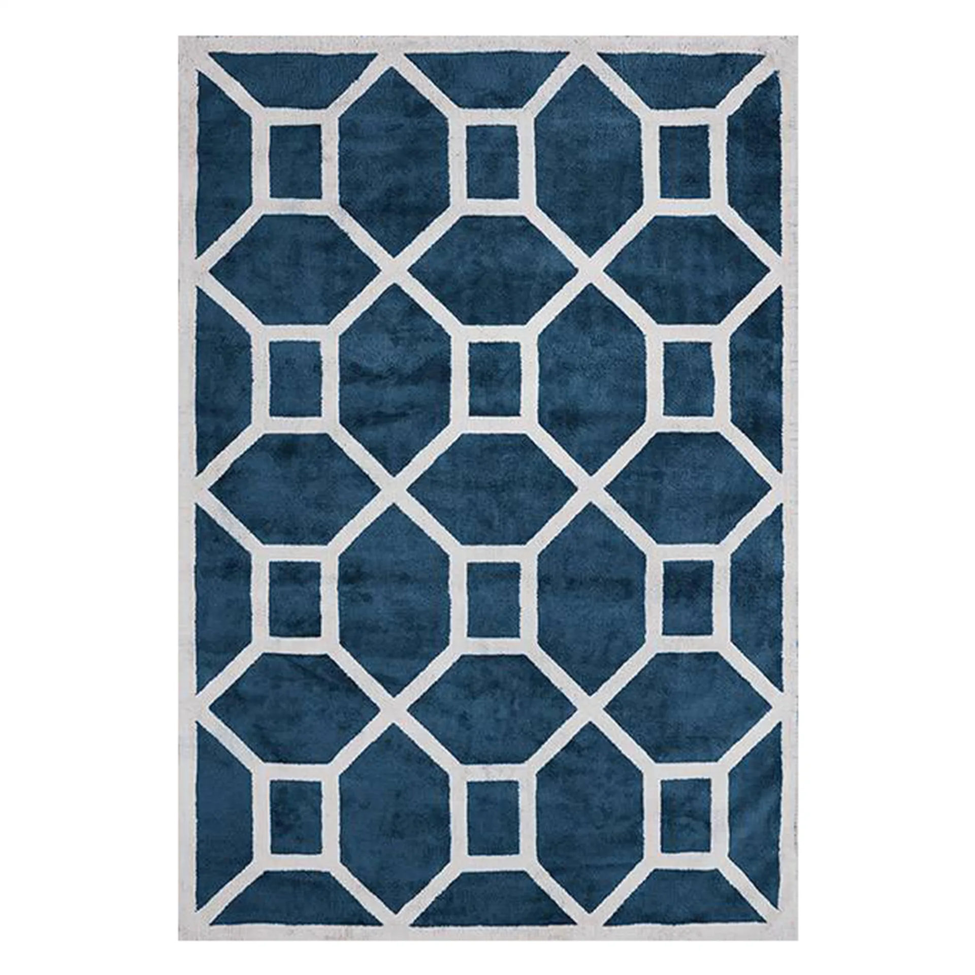 Viskos entrance rug , 160x250 cm, midnight blue (blue) Layered