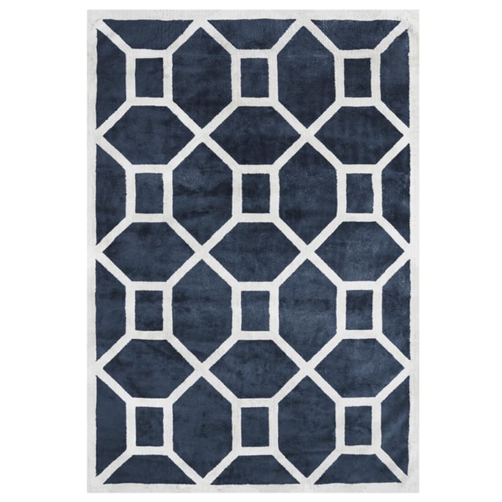 Viskos entrance rug , 200x320 cm - midnight blue (blue) - Layered