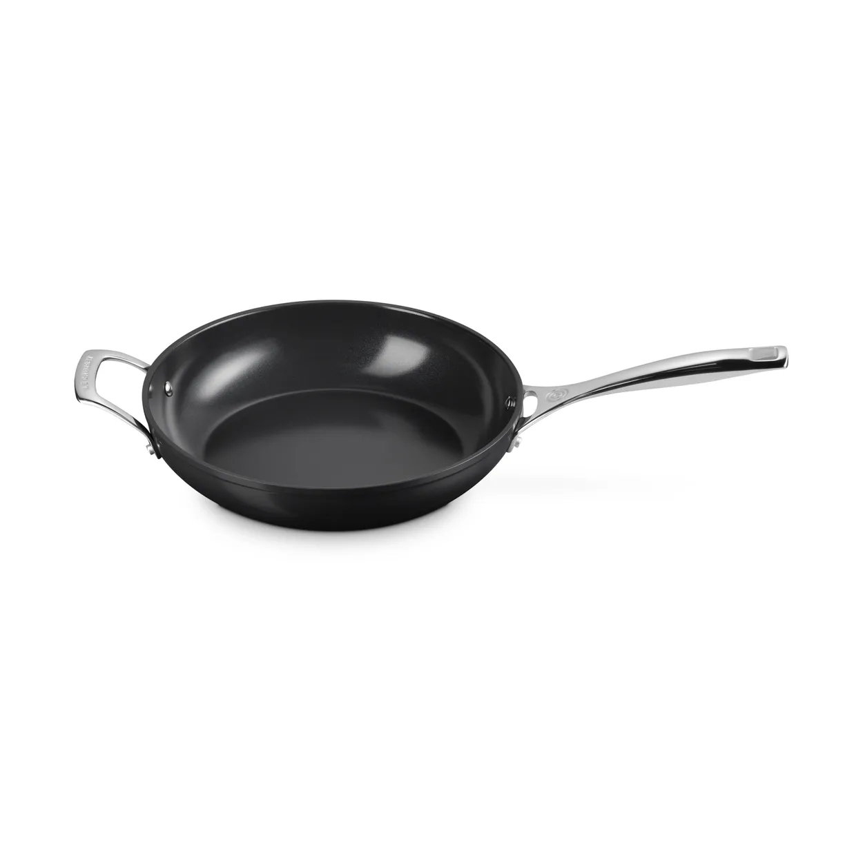 Le Creuset Ceramic deep frying pan 28 cm | Scandinavian Design | Frying pans & skillets | Black
