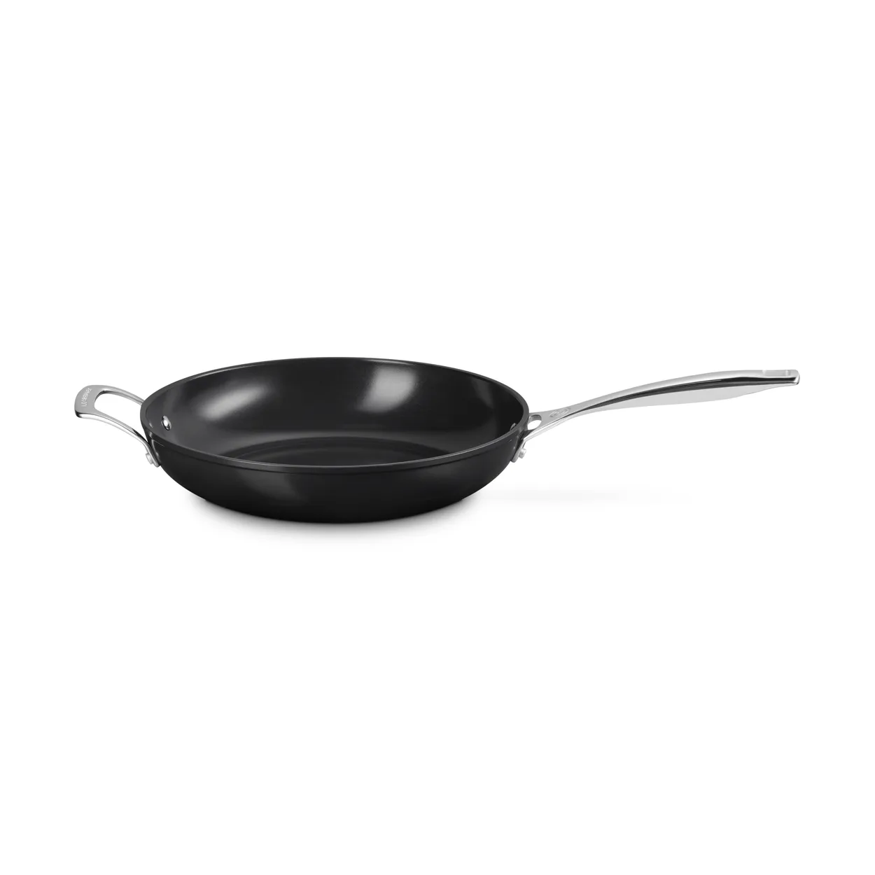 Le Creuset Ceramic deep frying pan 30 cm | Scandinavian Design | Frying pans & skillets | Black