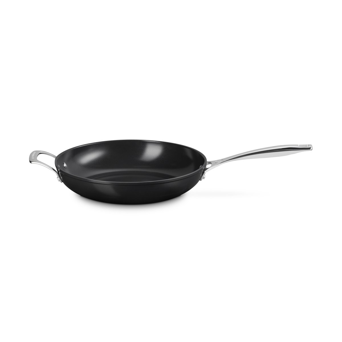 Le Creuset Ceramic deep frying pan 30 cm | Scandinavian Design | Frying pans & skillets | Black