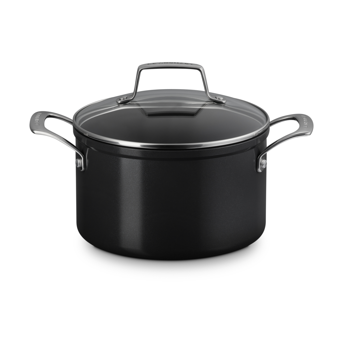 Le Creuset Ceramic pot with glass lid 3.8 L | Scandinavian Design | Cooking pots & Casserole dishes | Black