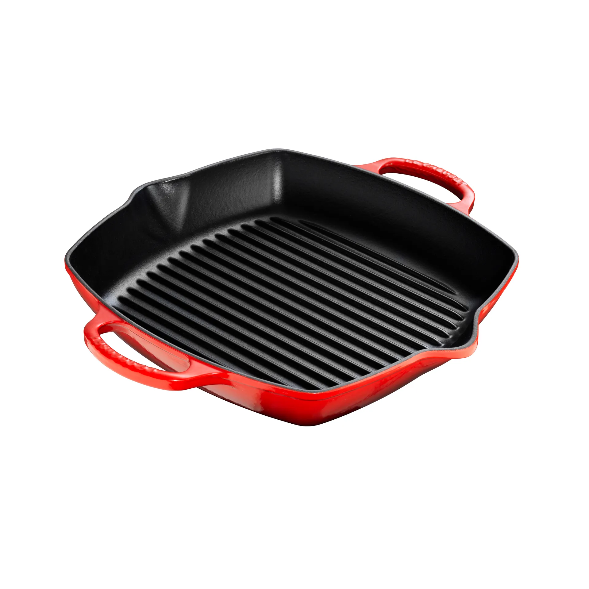 Deep square grill pan 30 cm, Cerise Le Creuset