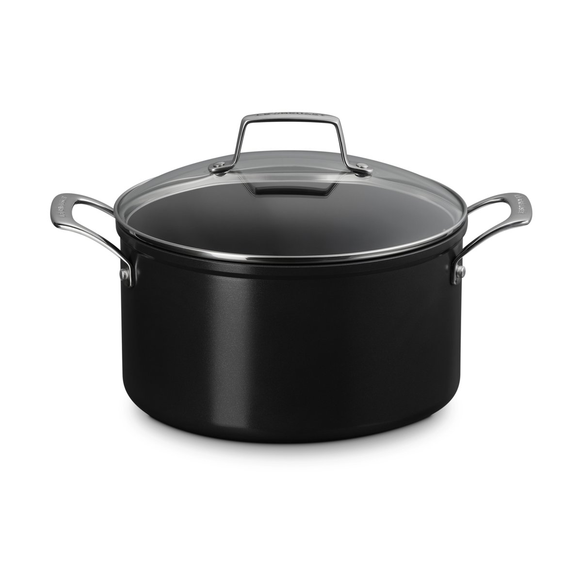 Le Creuset ENSC pot with glass lid 24 cm | Scandinavian Design | Cooking pots & Casserole dishes | Black