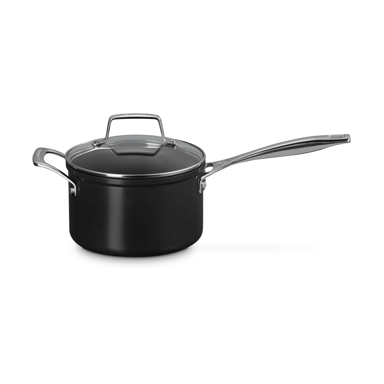 Le Creuset ENSC saucepan with glass lid 2.8 L | Scandinavian Design | Saucepans | Black