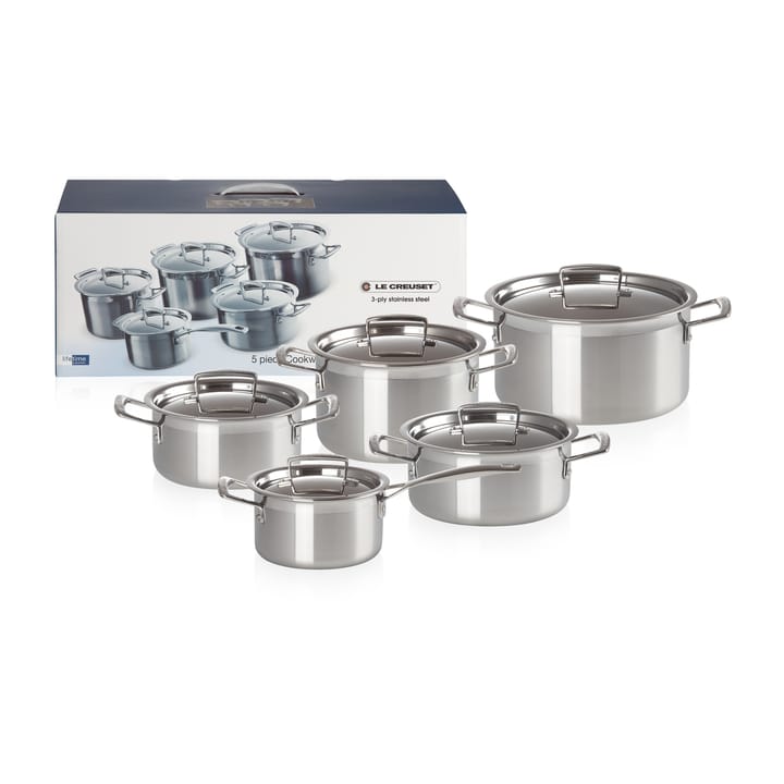 Le Creuset 3-Ply pot set - 5 pieces - Le Creuset