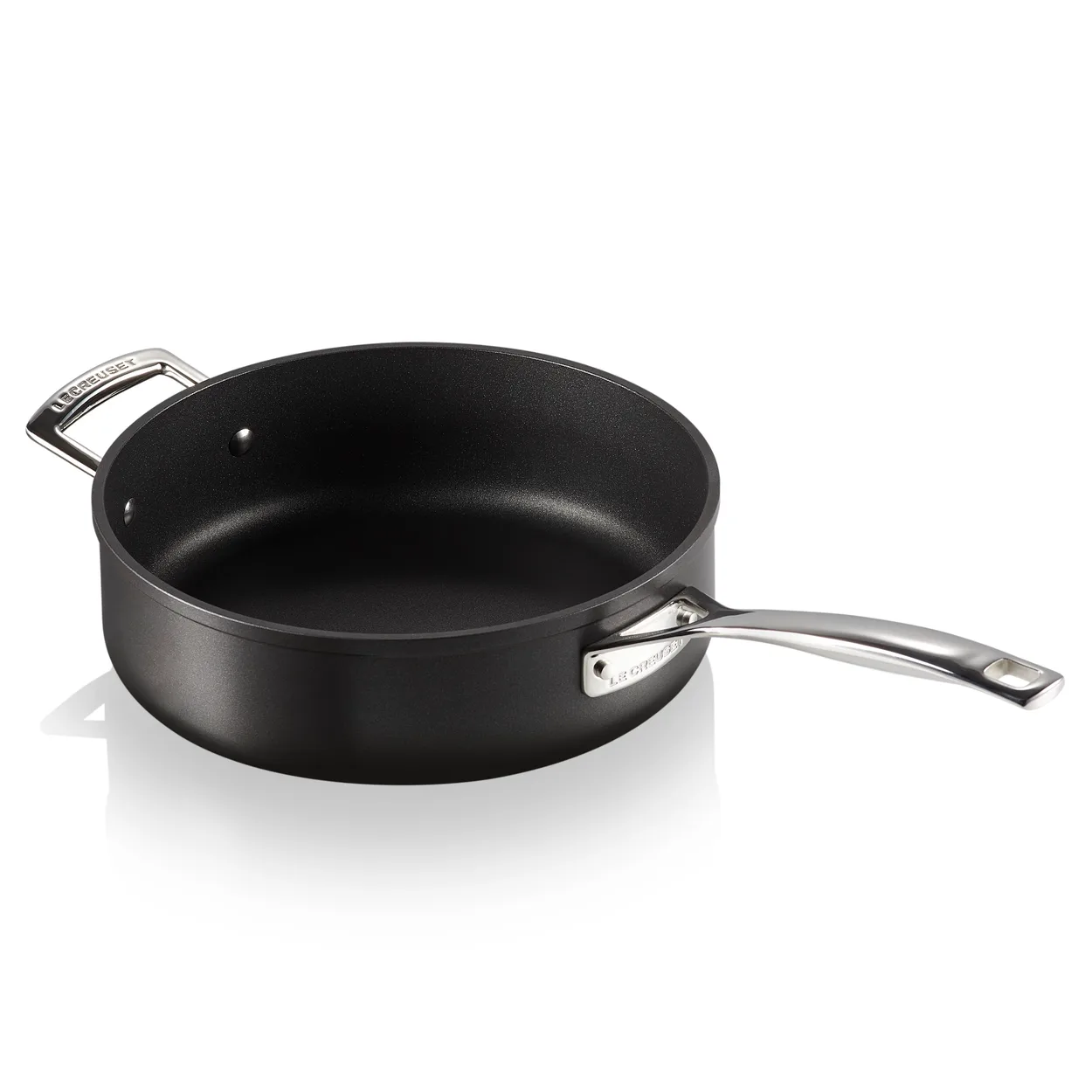 Le Creuset aluminum sauce pan 26 cm | Scandinavian Design | Saucier & sauté pans | Black