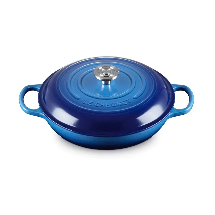 Le Creuset Classic cast iron buffet casserole with glass lid, Azure, 3.5 l Le Creuset
