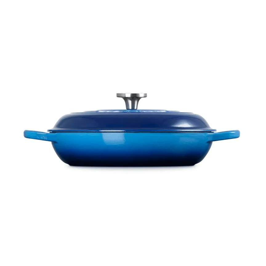 Le Creuset Classic cast iron buffet casserole with glass lid, Azure, 3.5 l Le Creuset
