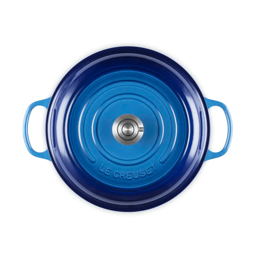 Le Creuset Classic cast iron buffet casserole with glass lid, Azure, 3.5 l Le Creuset