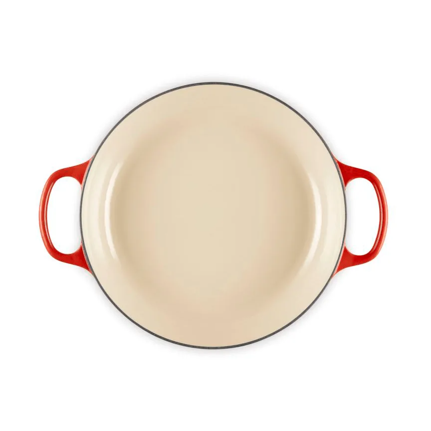 Le Creuset Classic cast iron buffet casserole with glass lid, Cerise, 3.5 l Le Creuset