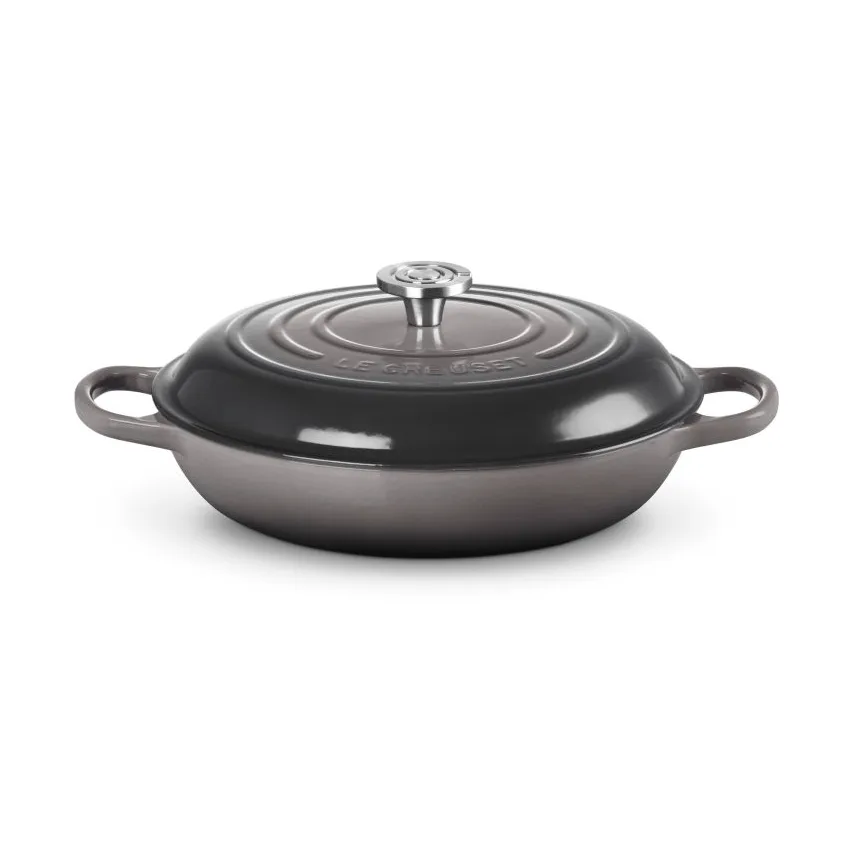 Le Creuset Classic cast iron buffet casserole with glass lid, Flint, 3.5 l Le Creuset