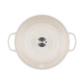 Le Creuset Classic cast iron buffet casserole with glass lid - Meringue, 3.5 l - Le Creuset