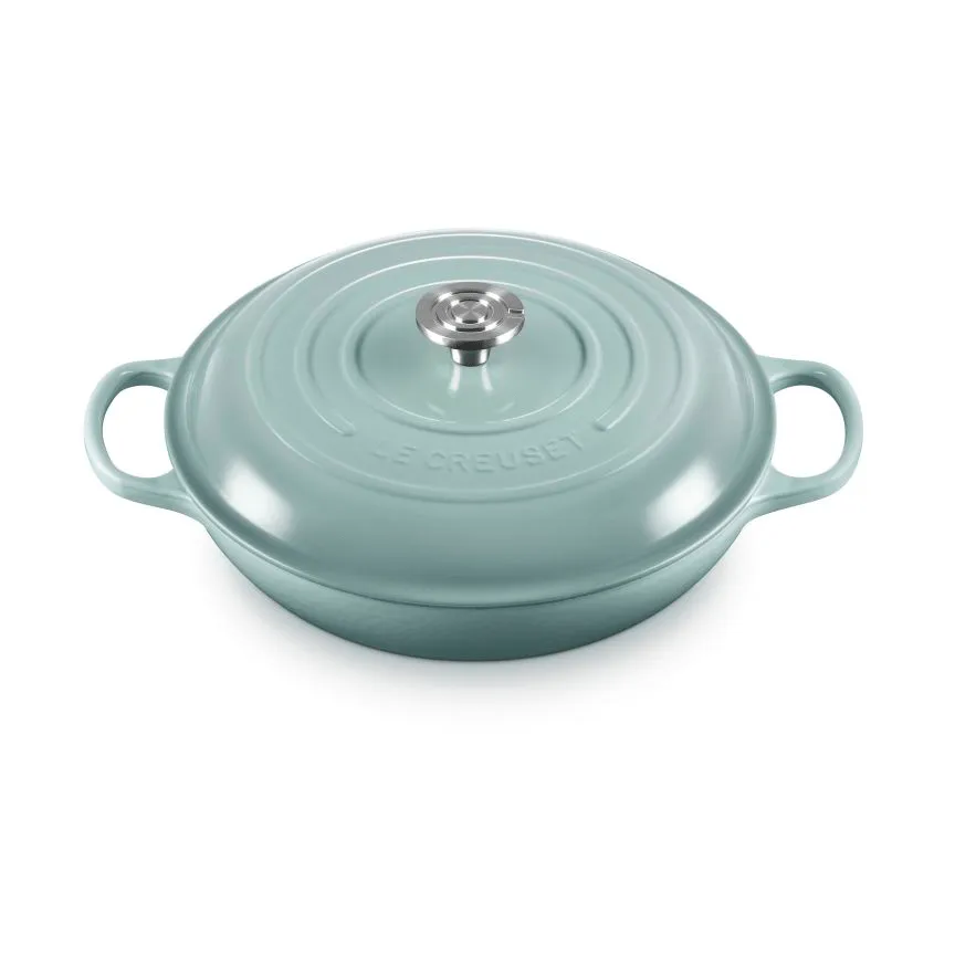 Le Creuset Classic cast iron buffet casserole with glass lid, Sea Salt, 3.5 l Le Creuset