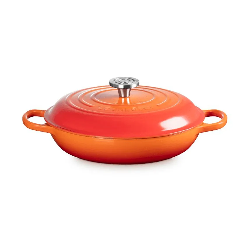 Le Creuset Classic cast iron buffet casserole with glass lid, Volcanic, 3.5 l Le Creuset