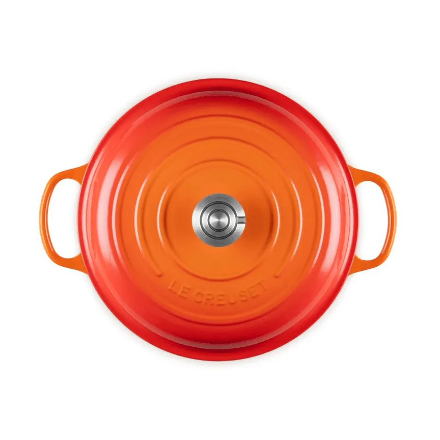 Le Creuset Classic cast iron buffet casserole with glass lid, Volcanic, 3.5 l Le Creuset