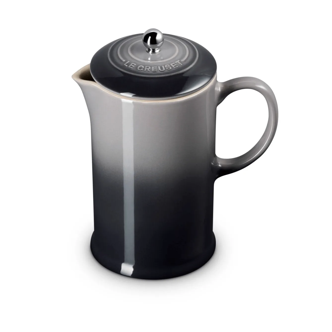 Le Creuset coffee press pot, Flint, 1 l Le Creuset