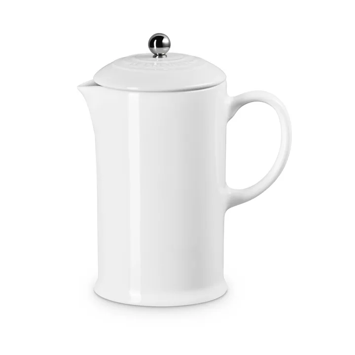 Le Creuset coffee press pot - White, 1 l - Le Creuset