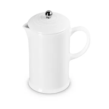 Le Creuset coffee press pot - White, 1 l - Le Creuset