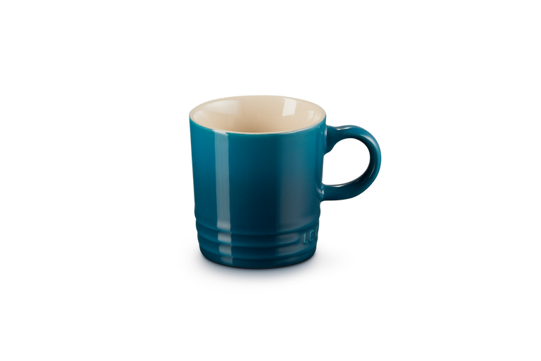 Le Creuset espresso cup 10 cl Deep teal | Scandinavian Design | Espresso cups | Beige