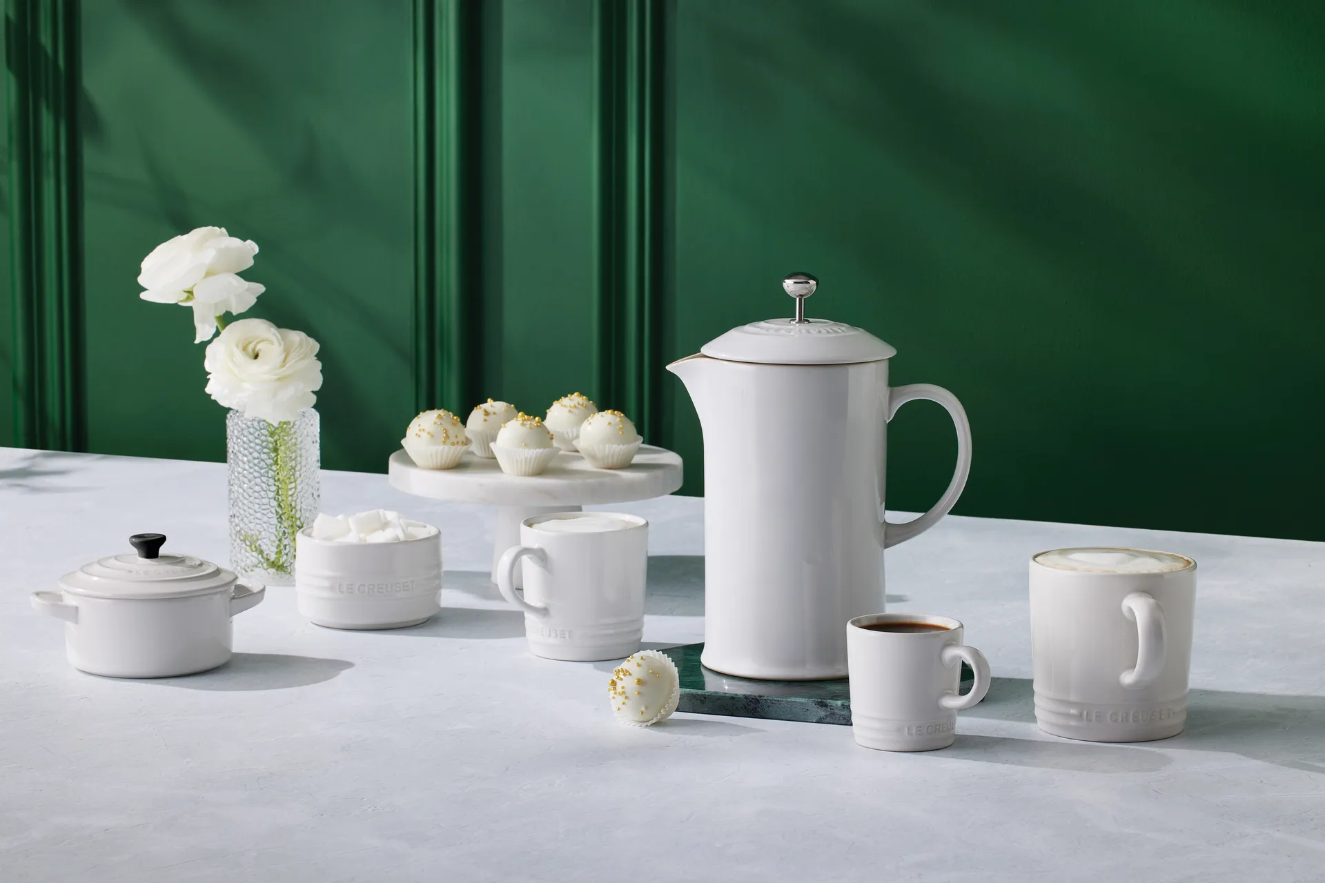 Le Creuset espresso cup 10 cl, White Le Creuset